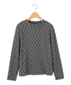 KEITH Lサイズ / キースエルサイズ カットソー | 【Lサイズ】ダイヤパターンカットソースタンドカラー