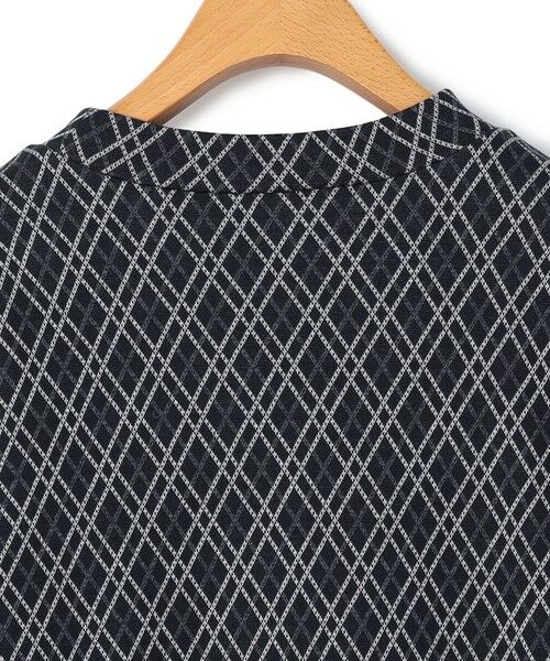 KEITH Lサイズ / キースエルサイズ カットソー | 【Lサイズ】ダイヤパターンカットソースタンドカラー | 詳細5