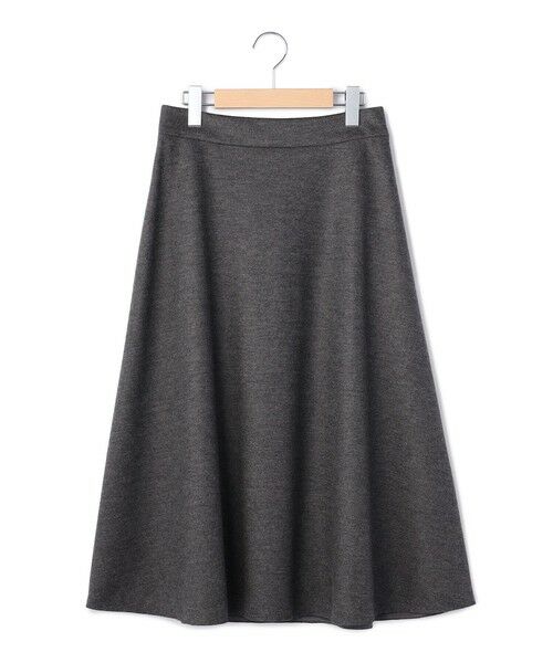 KEITH Lサイズ/キースエルサイズ 【Lサイズ】ウールスムーススカート チャコールグレー 44
