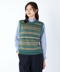 KEITH Lサイズ / キースエルサイズ ニット・セーター | 【Lサイズ】フェアアイルニットベスト