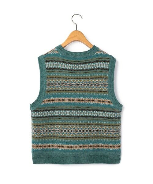 KEITH Lサイズ / キースエルサイズ ニット・セーター | 【Lサイズ】フェアアイルニットベスト | 詳細3