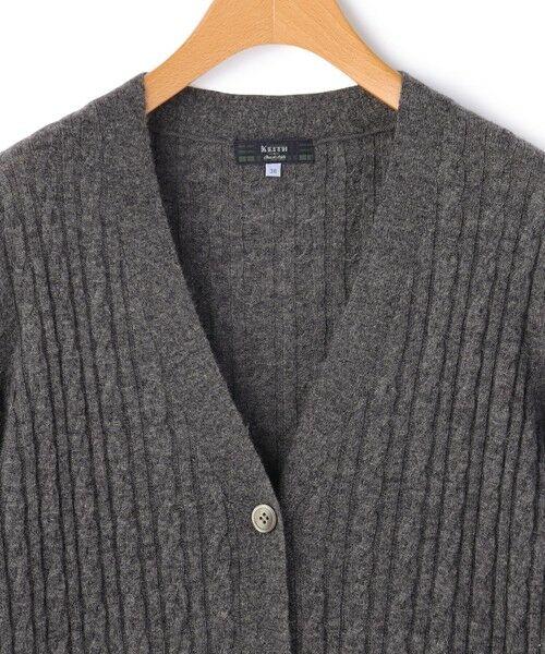 KEITH Lサイズ / キースエルサイズ ニット・セーター | 【Lサイズ】ケーブルニットカーディガン | 詳細6