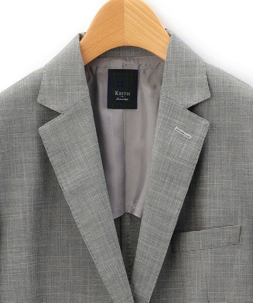 KEITH Lサイズ / キースエルサイズ テーラードジャケット | 【Lサイズ】ハウンドトゥースジャケット | 詳細4