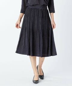 KEITH Lサイズ / キースエルサイズ ミニ・ひざ丈スカート | 【Lサイズ】ジオメトリックパターンスカート