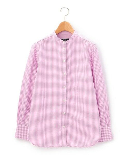 KEITH Lサイズ / キースエルサイズ シャツ・ブラウス | 【Lサイズ】クラシックチェックブラウス（ピンク）