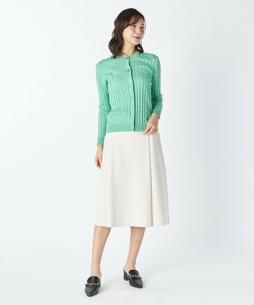 KEITH Lサイズ / キースエルサイズ ニット・セーター | 【Lサイズ】ハイゲージケーブルニットカーディガン | 詳細3