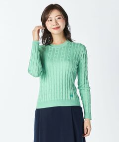 KEITH Lサイズ / キースエルサイズ ニット・セーター | 【Lサイズ】ハイゲージケーブルニットプルオーバー