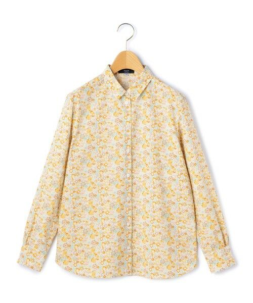 KEITH Lサイズ / キースエルサイズ シャツ・ブラウス | 【Lサイズ】ノスタルジックフラワーブラウス（イエロー）