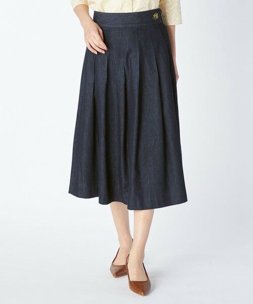 KEITH Lサイズ / キースエルサイズ ミニ・ひざ丈スカート | 【Lサイズ】６ｏｚデニムスカート（ネイビー）