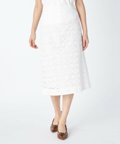 KEITH Lサイズ / キースエルサイズ ミニ・ひざ丈スカート | 【Lサイズ】クロッシェレーススカート