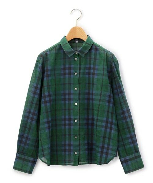 KEITH Lサイズ / キースエルサイズ シャツ・ブラウス | 【Lサイズ】オーガンジーキースチェックブラウス | 詳細2