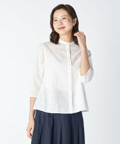 KEITH Lサイズ / キースエルサイズ シャツ・ブラウス | 【Lサイズ】ミモザエンブロイダリーブラウス