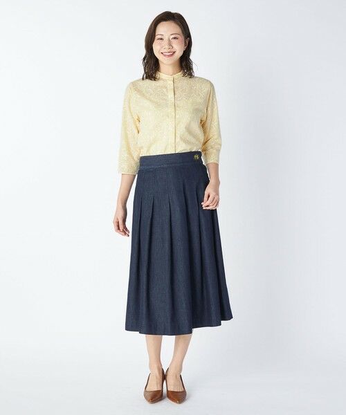 KEITH Lサイズ / キースエルサイズ シャツ・ブラウス | 【Lサイズ】ミモザエンブロイダリーブラウス | 詳細1