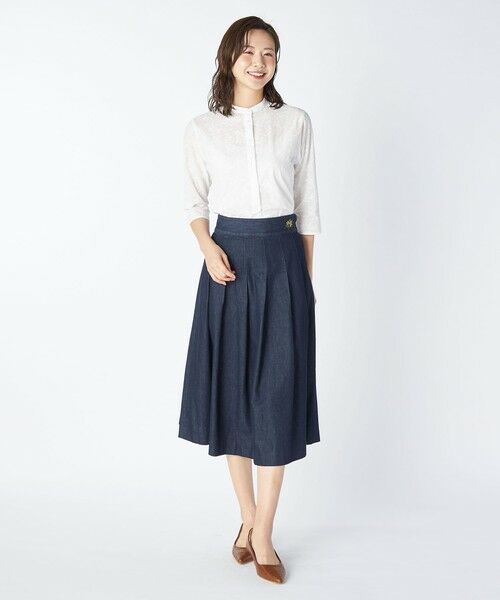 KEITH Lサイズ / キースエルサイズ シャツ・ブラウス | 【Lサイズ】ミモザエンブロイダリーブラウス | 詳細3