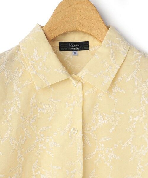 KEITH Lサイズ / キースエルサイズ シャツ・ブラウス | 【Lサイズ】ミモザエンブロイダリーシャツブラウス | 詳細4