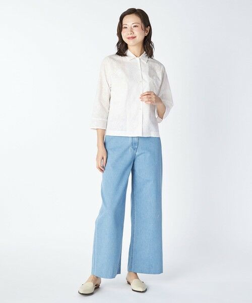 KEITH Lサイズ / キースエルサイズ シャツ・ブラウス | 【Lサイズ】ミモザエンブロイダリーシャツブラウス | 詳細10