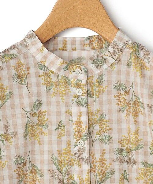 KEITH Lサイズ / キースエルサイズ シャツ・ブラウス | 【Lサイズ】ミモザパッチワークブラウス | 詳細4