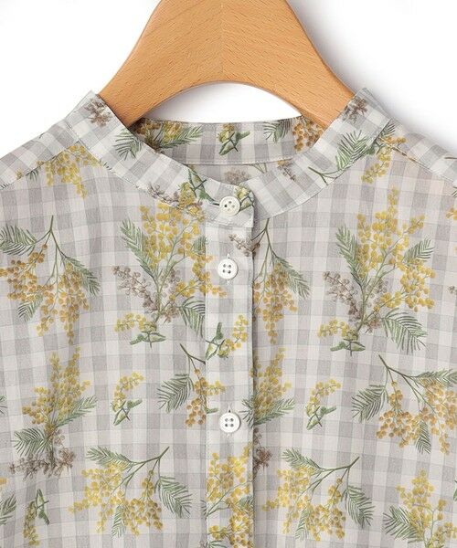 KEITH Lサイズ / キースエルサイズ シャツ・ブラウス | 【Lサイズ】ミモザパッチワークブラウス | 詳細10