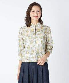 KEITH Lサイズ / キースエルサイズ シャツ・ブラウス | 【Lサイズ】ミモザパッチワークシャツブラウス