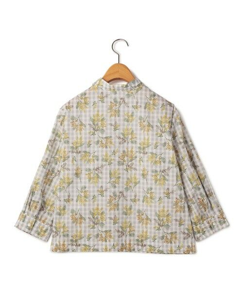 KEITH Lサイズ / キースエルサイズ シャツ・ブラウス | 【Lサイズ】ミモザパッチワークシャツブラウス | 詳細5