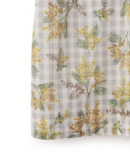 KEITH Lサイズ / キースエルサイズ シャツ・ブラウス | 【Lサイズ】ミモザパッチワークシャツブラウス | 詳細9