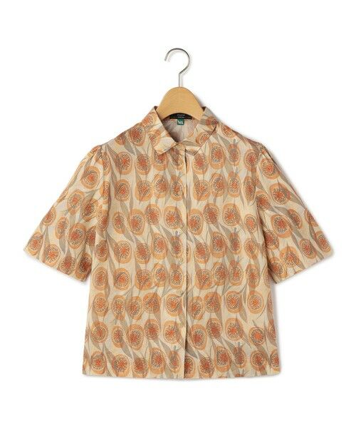 KEITH Lサイズ / キースエルサイズ シャツ・ブラウス | 【Lサイズ】Ｖ＆Ａ　ＴＩＲＺＡＨ　ＭＡＲＢＬＥブラウス | 詳細2