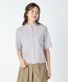 KEITH Lサイズ / キースエルサイズ シャツ・ブラウス | 【Lサイズ】ヘアラインストライプシャツブラウス