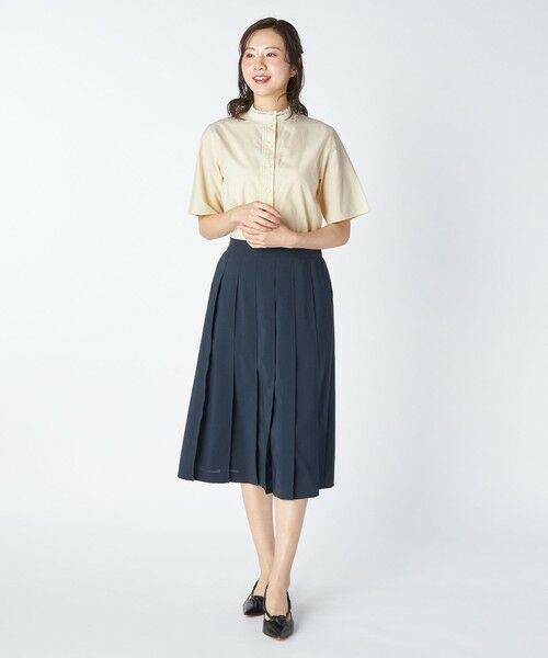 KEITH Lサイズ / キースエルサイズ シャツ・ブラウス | 【Lサイズ】ヘアラインストライプシャツブラウス | 詳細3