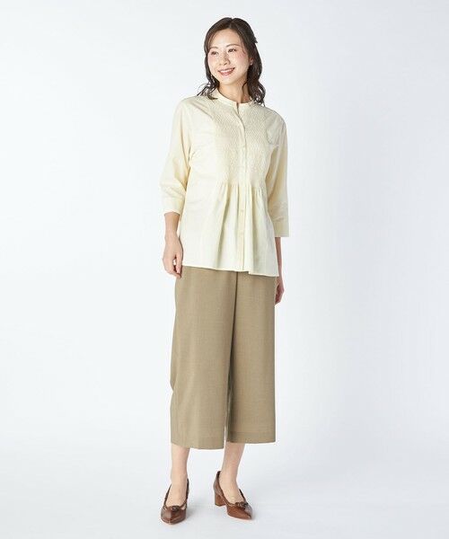 KEITH Lサイズ / キースエルサイズ シャツ・ブラウス | 【Lサイズ】ヘアラインストライプブラウス | 詳細7