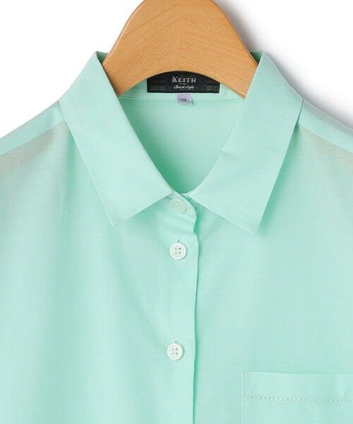 KEITH Lサイズ / キースエルサイズ シャツ・ブラウス | 【Lサイズ】シャンブレーローンブラウス | 詳細4