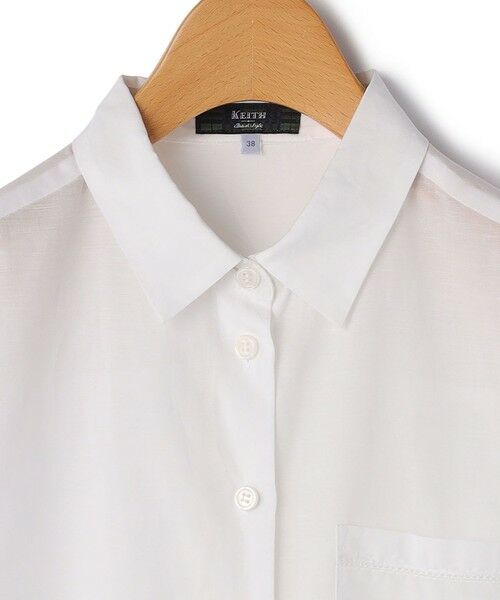 KEITH Lサイズ / キースエルサイズ シャツ・ブラウス | 【Lサイズ】シャンブレーローンブラウス | 詳細10