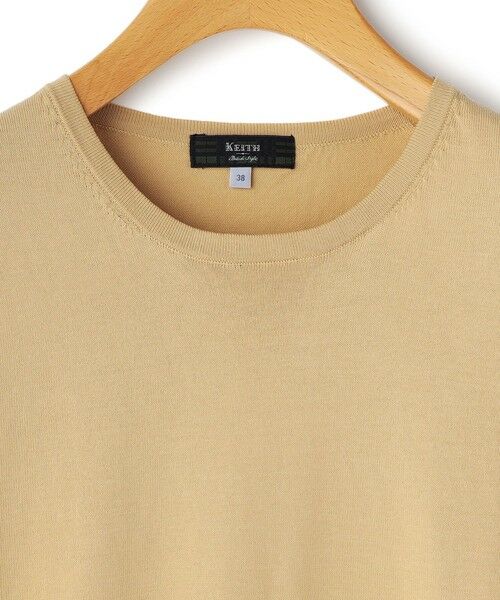KEITH Lサイズ / キースエルサイズ ニット・セーター | 【Lサイズ】コットンハイゲージニットプルオーバー | 詳細8