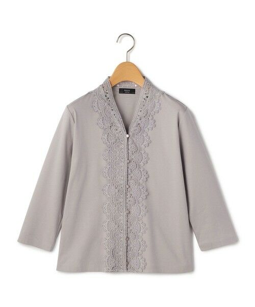 KEITH Lサイズ / キースエルサイズ カットソー | 【Lサイズ】コットンスムースVネックカットソー（グレー）