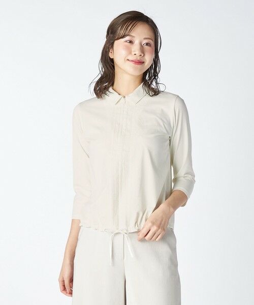 KEITH Lサイズ / キースエルサイズ カットソー | 【Lサイズ】クロスステッチシャツ（オフホワイト）