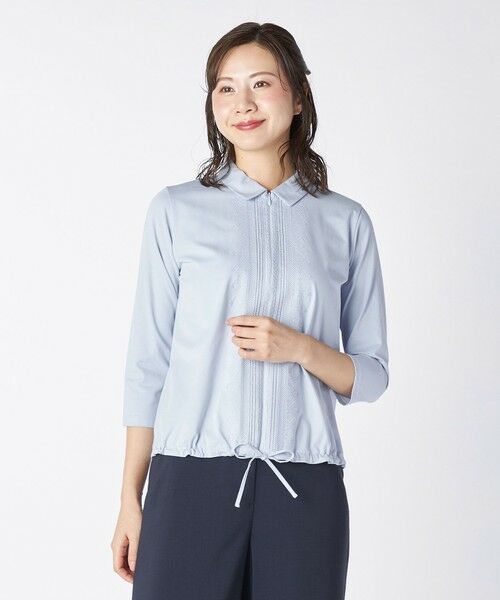 KEITH Lサイズ / キースエルサイズ カットソー | 【Lサイズ】クロスステッチ２シャツ（ライトブルー）