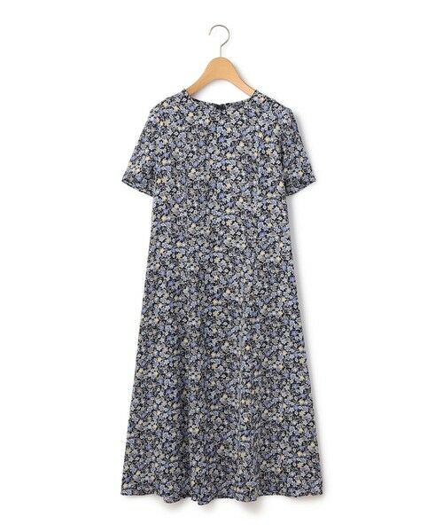 KEITH Lサイズ / キースエルサイズ ドレス | 【Lサイズ】カントリーフラワーワンピース（ネイビー）