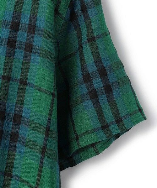 KEITH Lサイズ / キースエルサイズ ドレス | 【Lサイズ】リネンキースチェックワンピース | 詳細7