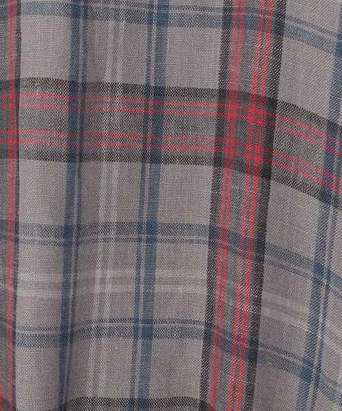 KEITH Lサイズ / キースエルサイズ ドレス | 【Lサイズ】リネンキースチェックワンピース | 詳細10