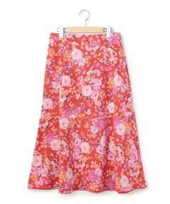 KEITH Lサイズ / キースエルサイズ ミニ・ひざ丈スカート | 【Lサイズ】フローラルブーケスカート