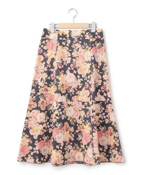 KEITH Lサイズ / キースエルサイズ ミニ・ひざ丈スカート | 【Lサイズ】フローラルブーケスカート | 詳細4
