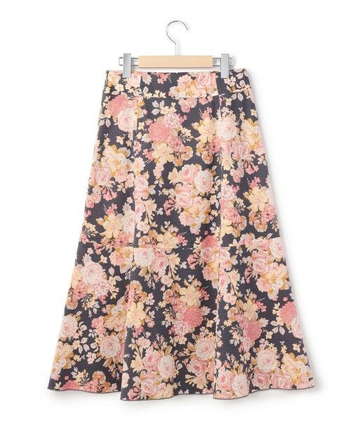KEITH Lサイズ / キースエルサイズ ミニ・ひざ丈スカート | 【Lサイズ】フローラルブーケスカート | 詳細5