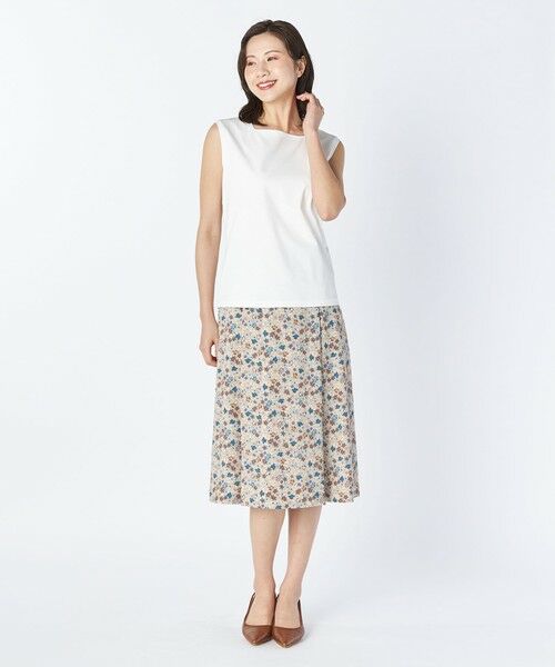KEITH Lサイズ / キースエルサイズ ミニ・ひざ丈スカート | 【Lサイズ】カントリーフラワースカート | 詳細10