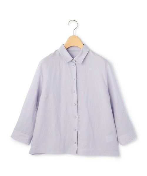 KEITH Lサイズ / キースエルサイズ シャツ・ブラウス | 【Lサイズ】ラミーローンシャツ（パープル）