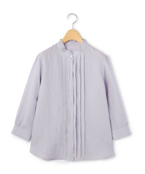 KEITH Lサイズ / キースエルサイズ シャツ・ブラウス | 【Lサイズ】ラミーローンブラウス（パープル）