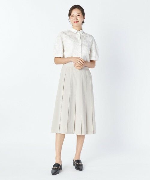 KEITH Lサイズ / キースエルサイズ シャツ・ブラウス | 【Lサイズ】アブストラクトエンブロイダリーブラウス | 詳細5