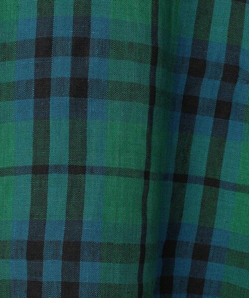 KEITH Lサイズ / キースエルサイズ シャツ・ブラウス | 【Lサイズ】リネンキースチェックブラウス | 詳細2