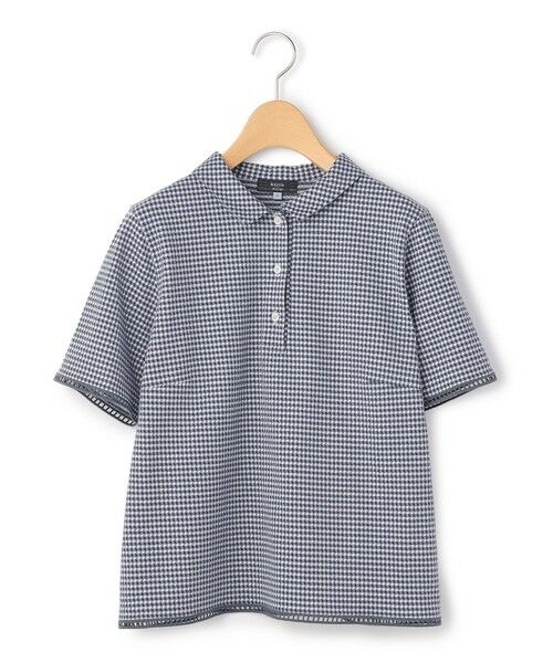 KEITH Lサイズ / キースエルサイズ カットソー | 【Lサイズ】ギンガムジャージーカットソーポロ | 詳細2