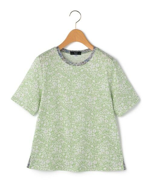 KEITH Lサイズ / キースエルサイズ カットソー | 【Lサイズ】Ｌｉｂｅｒｔｙ　Ｐｒｉｎｔ　Ｌｉｚｚｙプルオーバーカットソー（ライトグリーン）