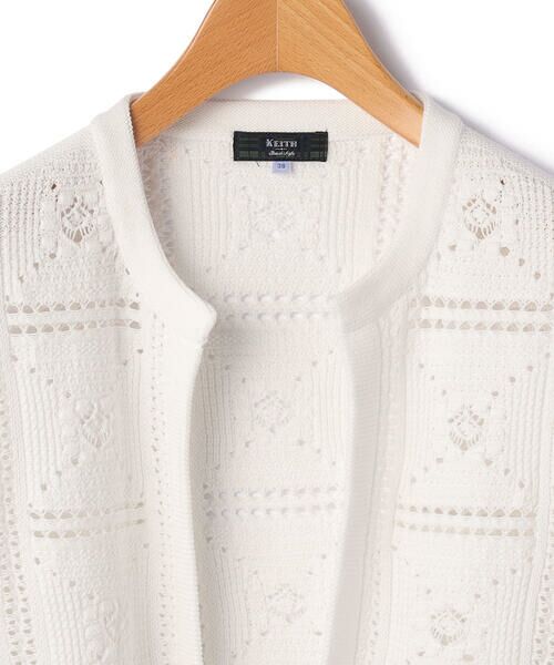 KEITH / キース ニット・セーター | レースニットカーディガン | 詳細4