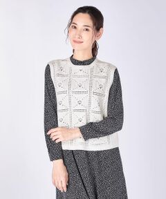 KEITH / キース ニット・セーター | レースニットベスト